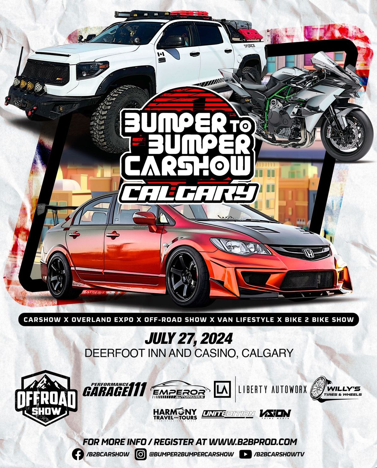 Bumper to Bumper Carshow x Off-Road Show Calgary