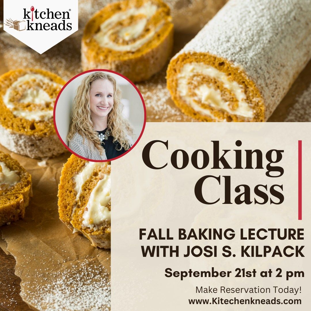 Josie Kilpack Fall Baking Class