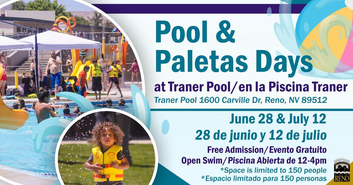 Pool and Paletas Day at Traner Pool