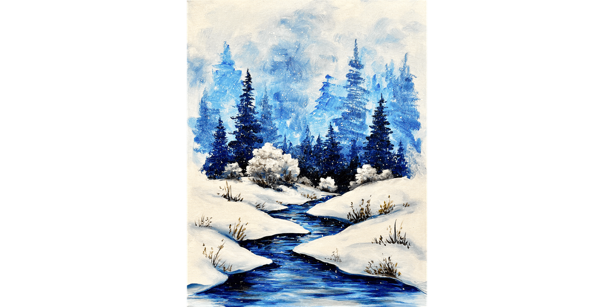 A White Winter - Paint and Sip in Cincinnati | Classpop!\u2122