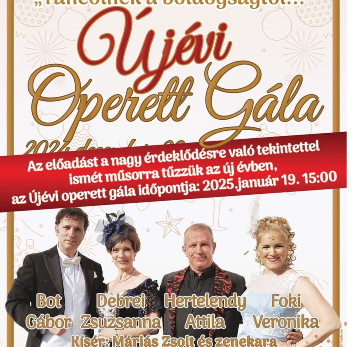 \u00daj\u00e9vi Operettg\u00e1la  Zalaegerszeg ART mozi 2025. Janu\u00e1r 19. 15 h