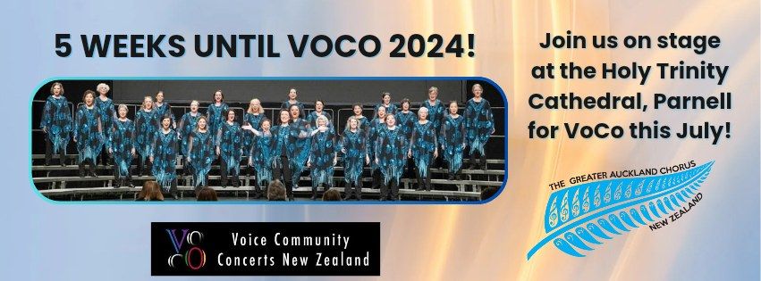 5 weeks to VoCo 2024 - join us on stage!