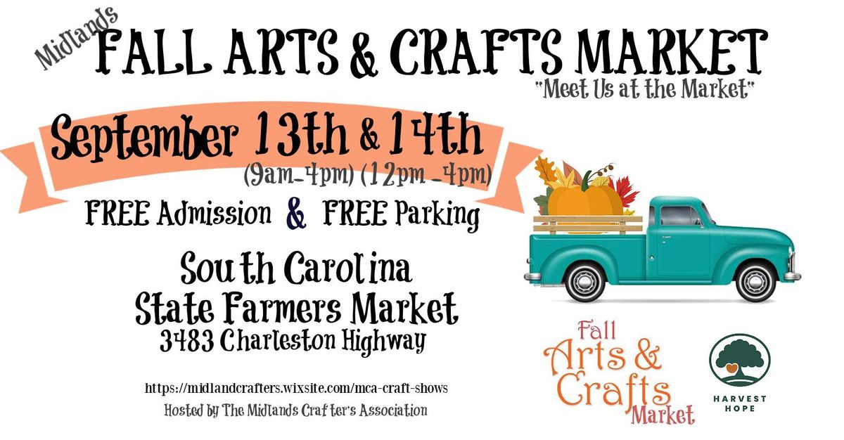 2025 Midlands Fall Arts & Crafts Market