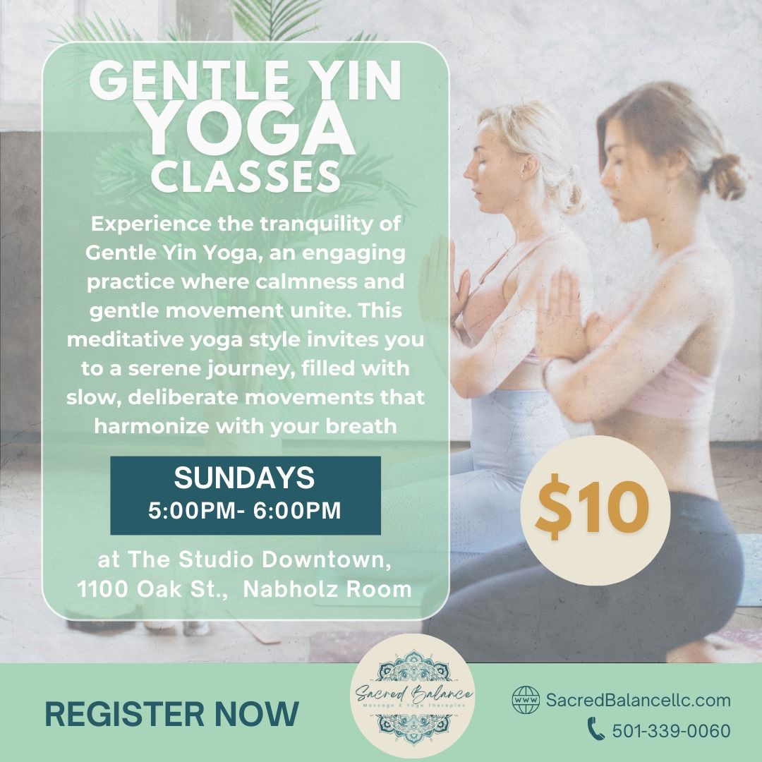 Gentle Yin Yoga at The Studio Downtown