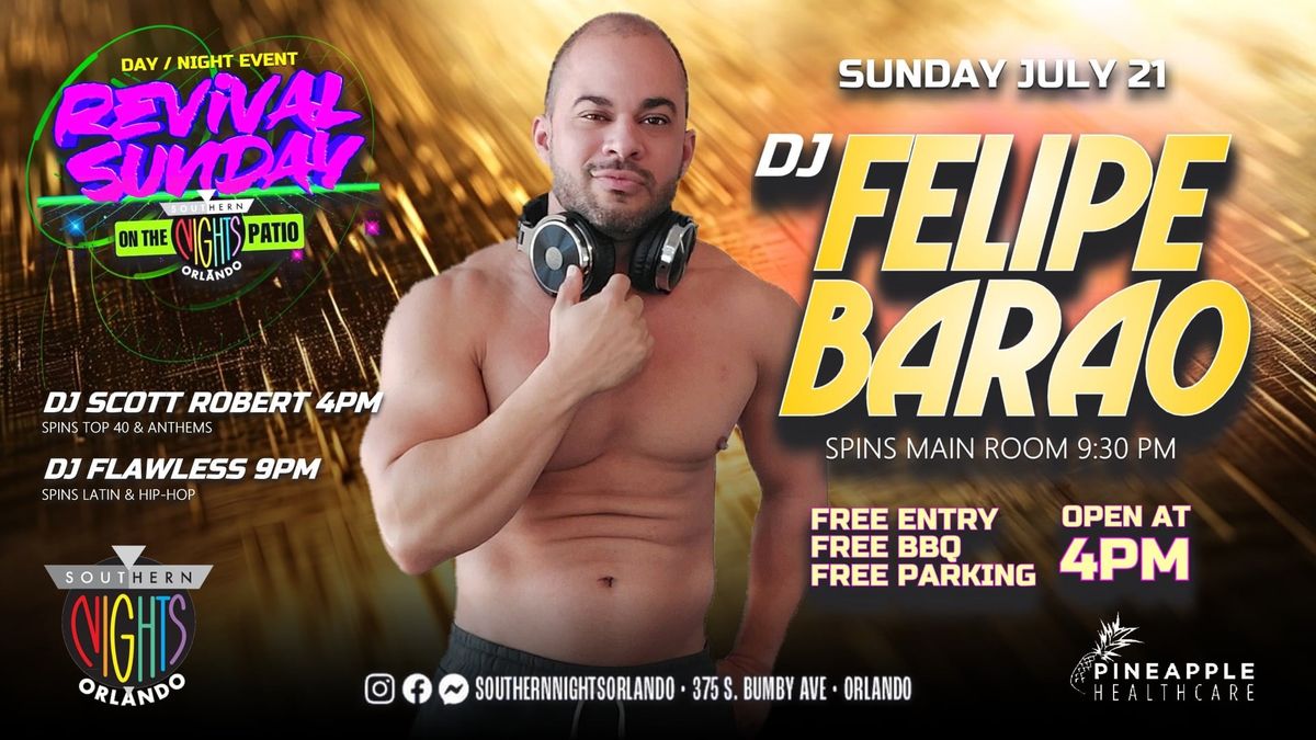 Dj Felipe Barao at Revival Sunday 