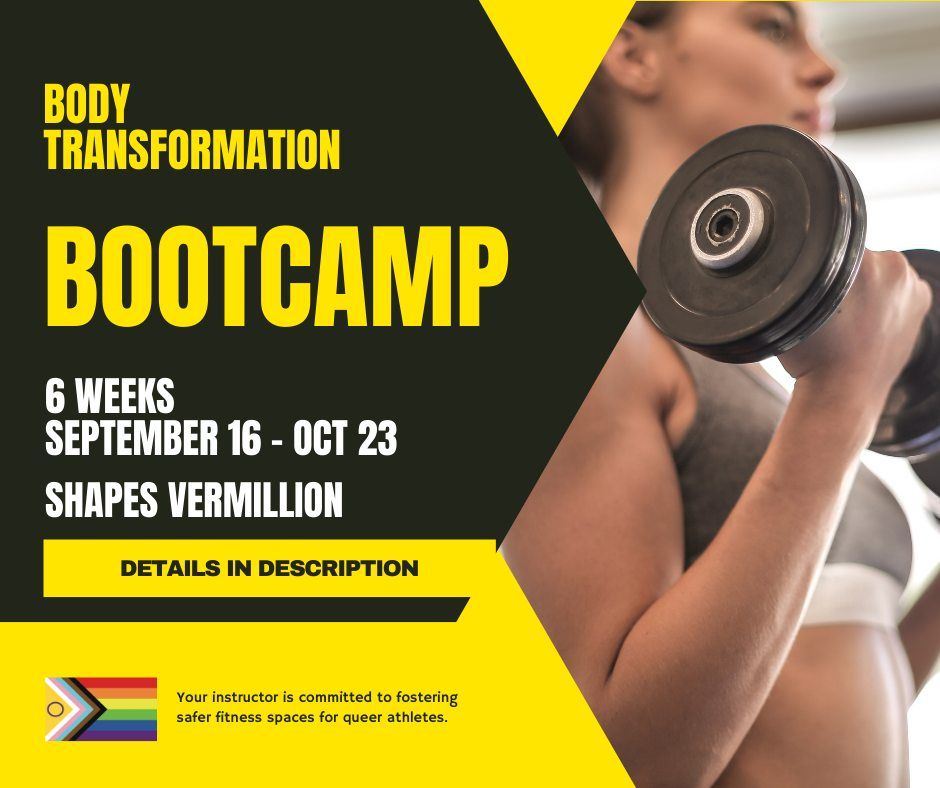 6-week Boot Camp at Shapes Vermillion