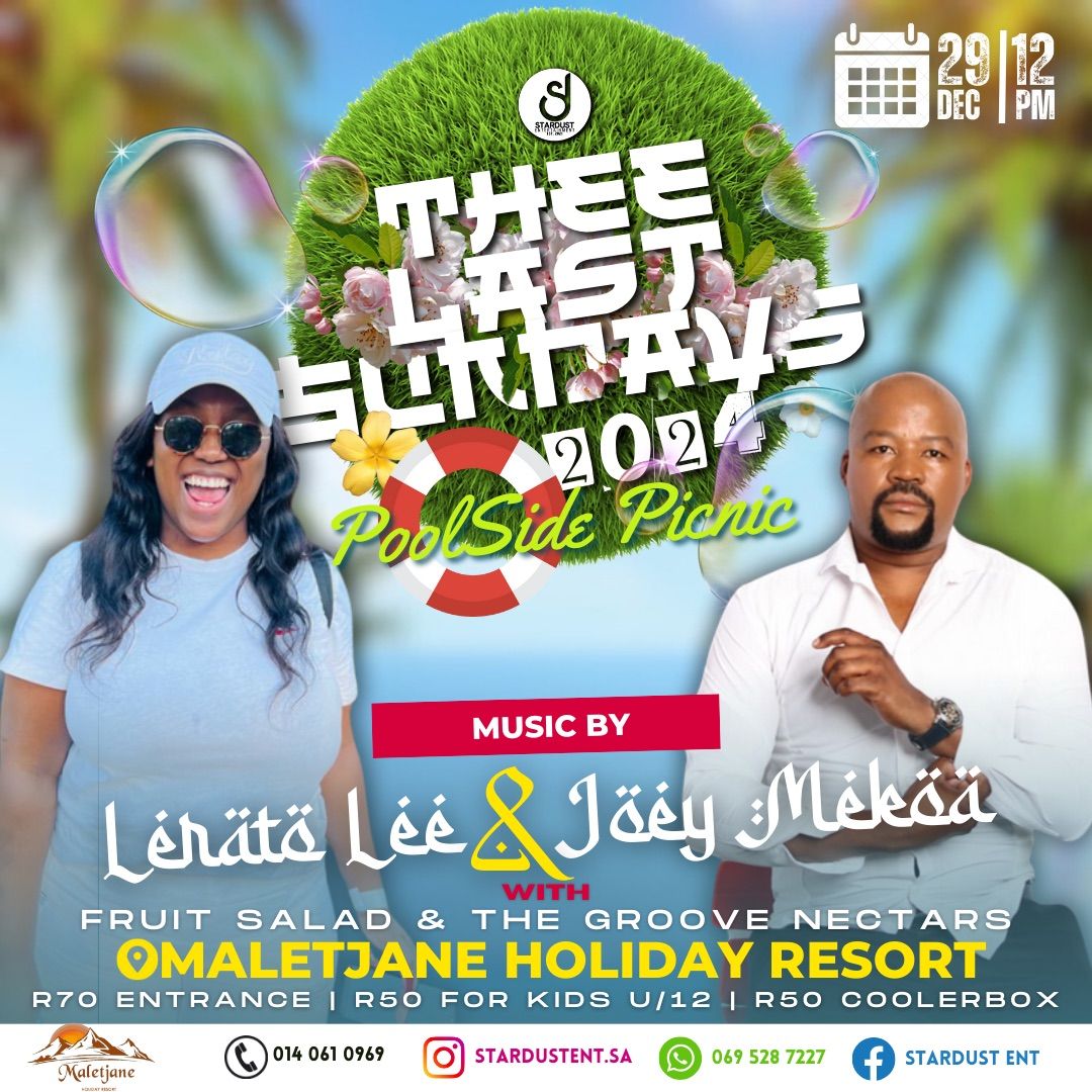 Thee Last Sundays: PoolSide Picnic