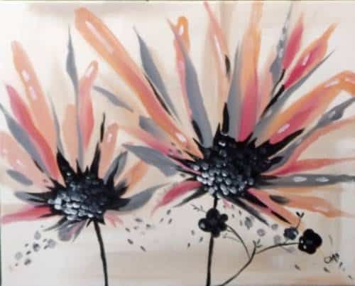 Abstract Flowers | Paint and Sip | Holland