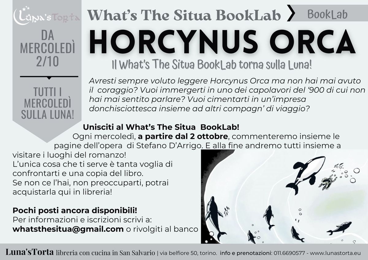 Horcynus Orca: il What's The Situa BookLab torna sulla Luna!