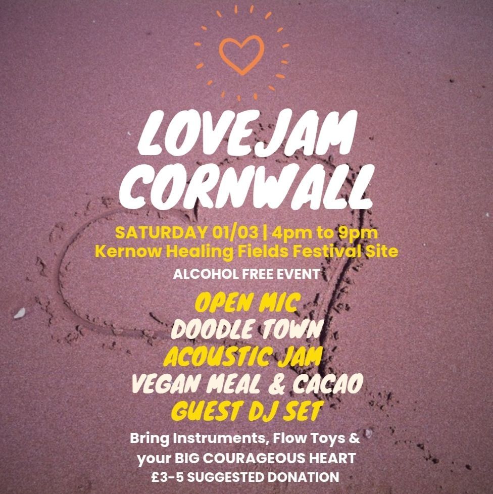 Love Jam Cornwall date to be confirmed