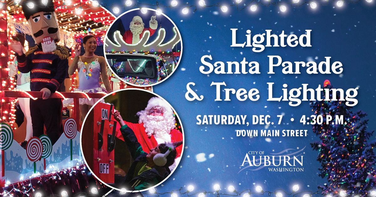 Auburn's Lighted Santa Parade & Tree Lighting