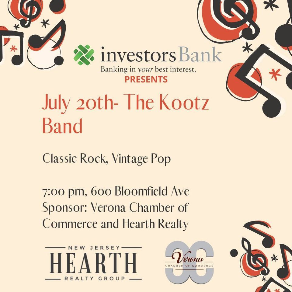 Verona Summer Concert Series 2022: The Kootz Band