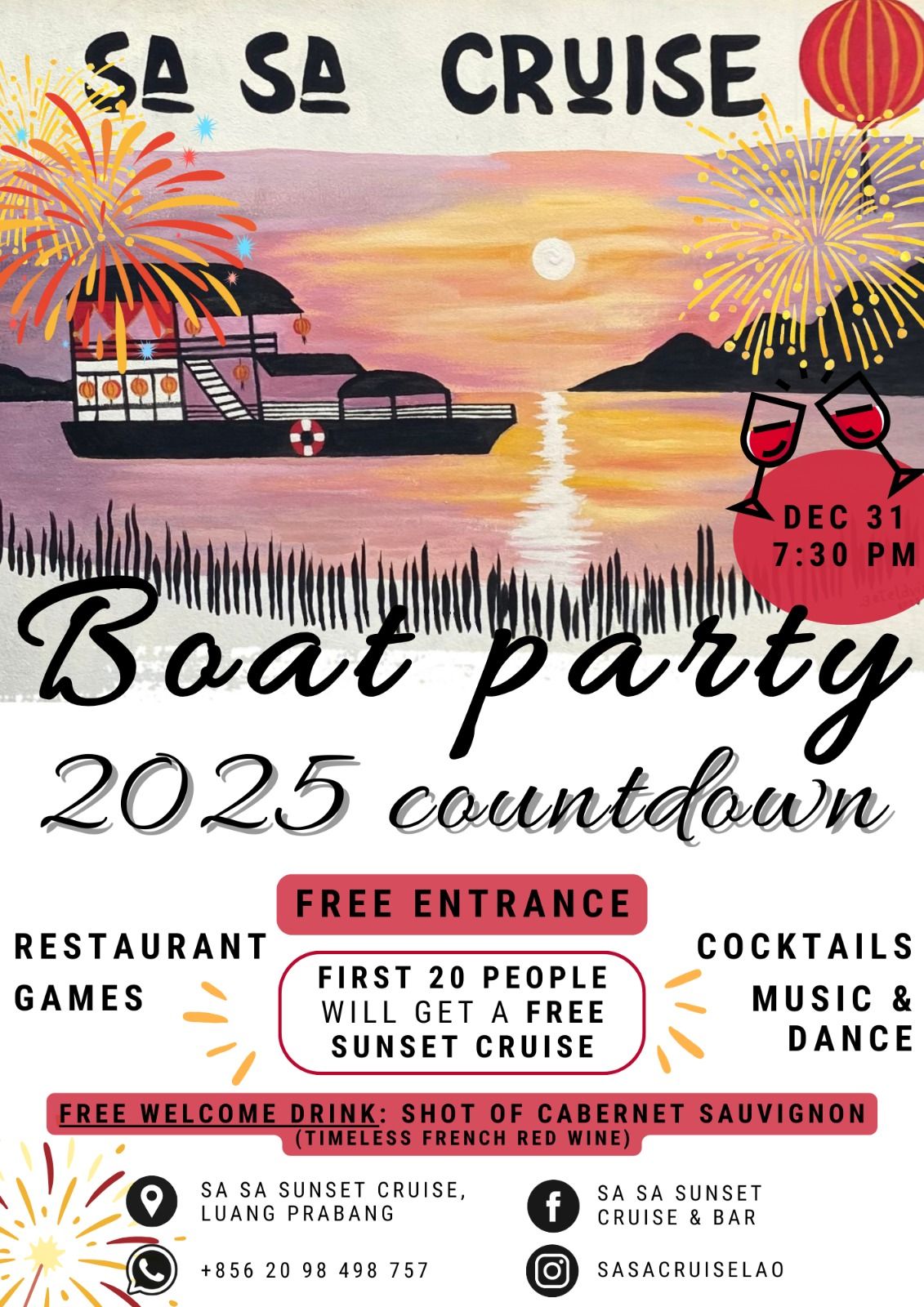 Boat Party - 2025 Countdown