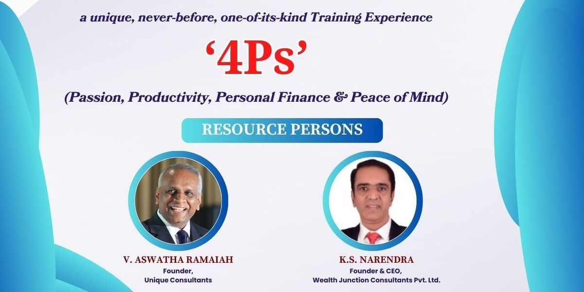 4Ps Masterclass Passion,Productivity,Finance,Peace