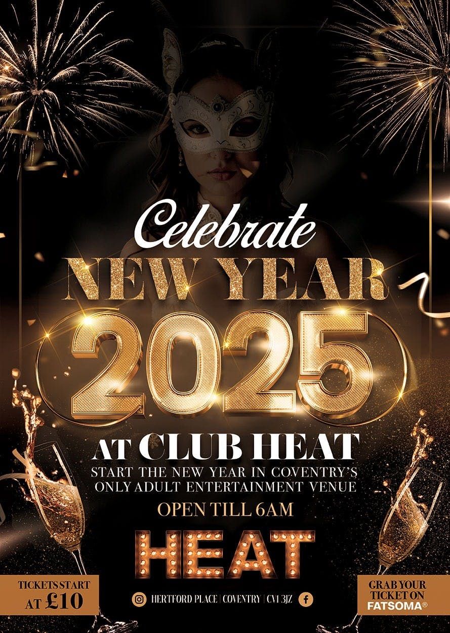 2025 Celebrate the New Year AT CLUB HEAT