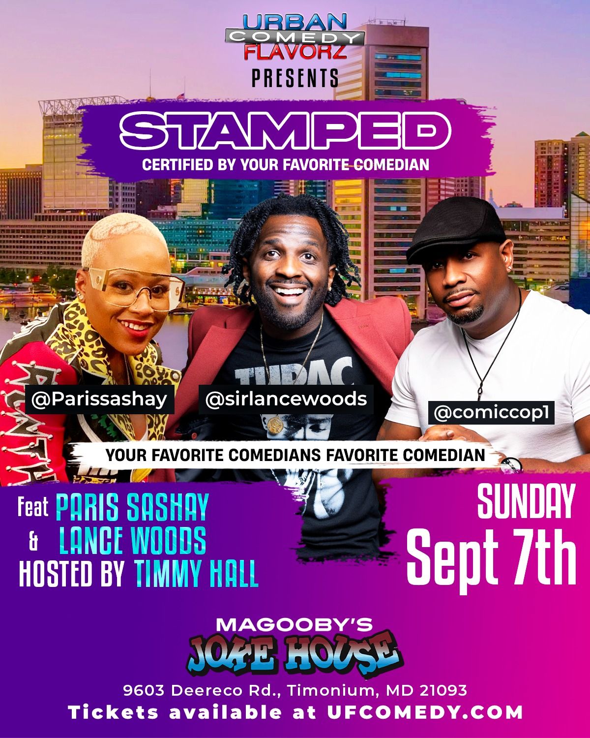 Lance Woods at Punch Line Sacramento