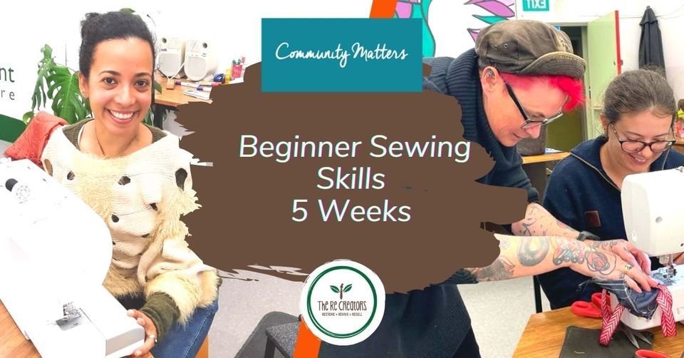 Beginners Sewing and Design - 5 Weeks, RE: MAKER SPACE, Thursdays, 2 May - 30 May , 6.30 pm - 8.30 p