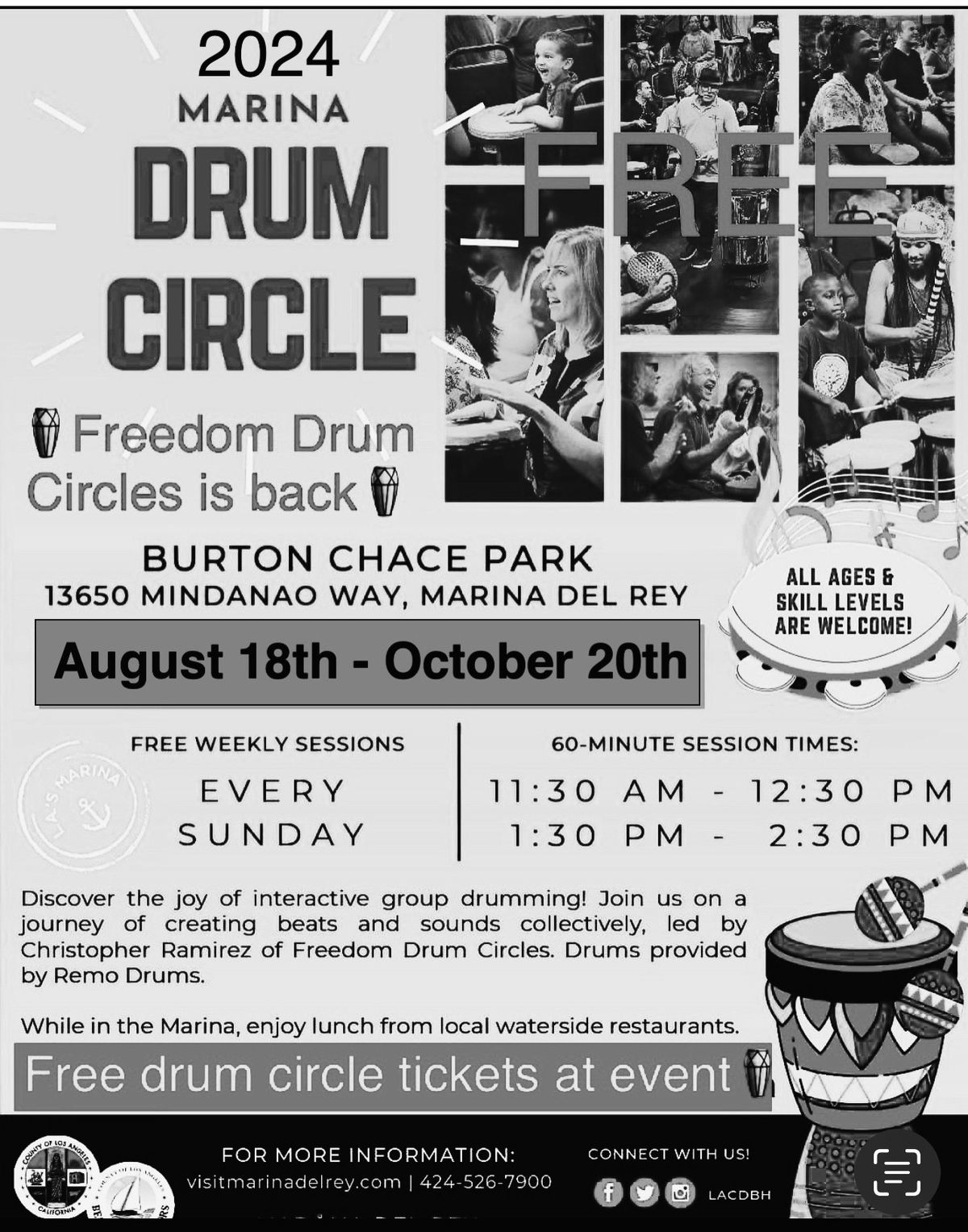 Free-Community Drum Circle\/MARINA DEL REY