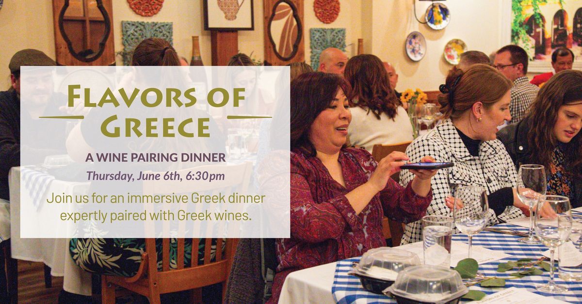 Flavors of Greece: A Greek Wine Pairing Dinner