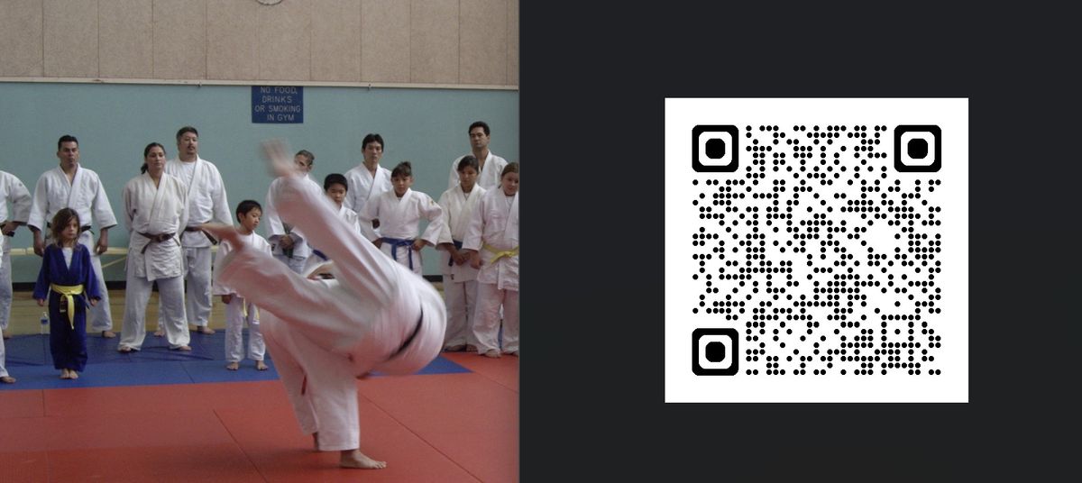 PSJA Nage no Kata Clinic - Scan the QR code to register.