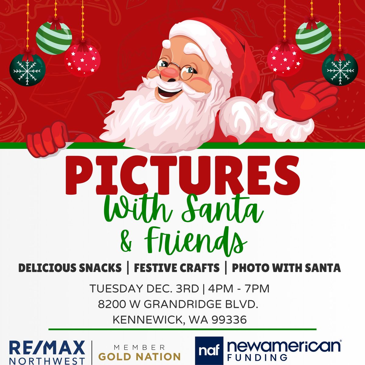 Pictures and fun with Santa Don and Mrs. Clause!! 