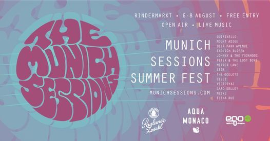 Munich Sessions Summer Fest 2021 | Rindermarkt | Open Air | Live Music | FREE ENTRY