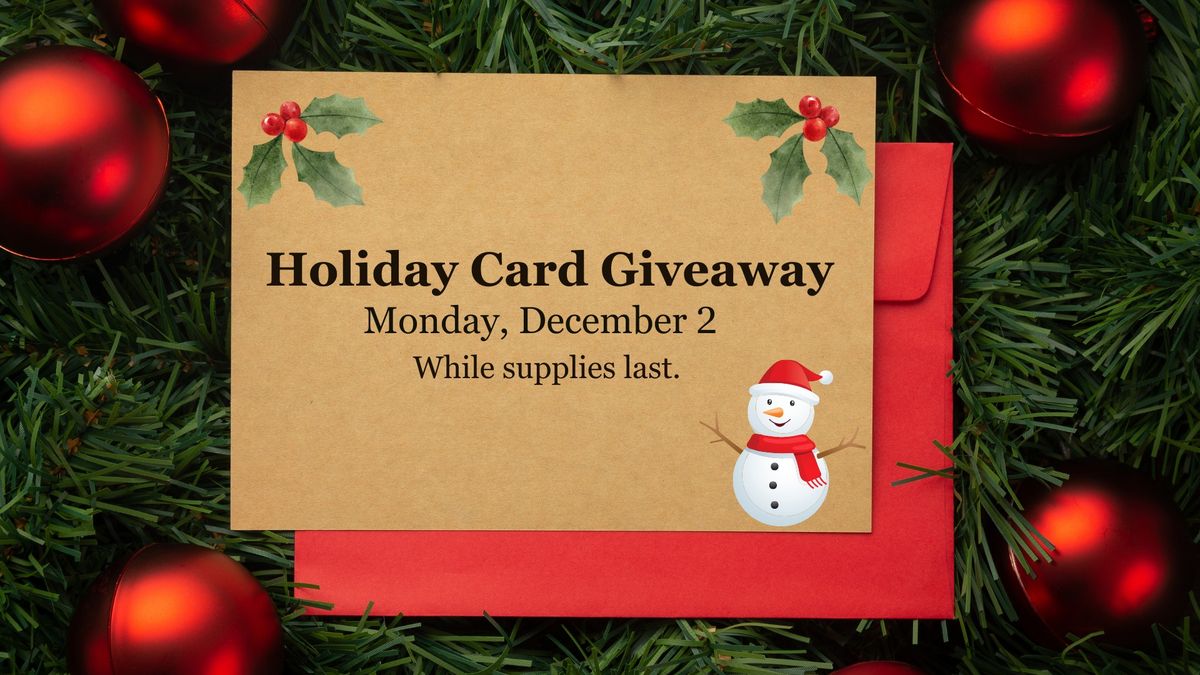 Holiday Card Giveaway