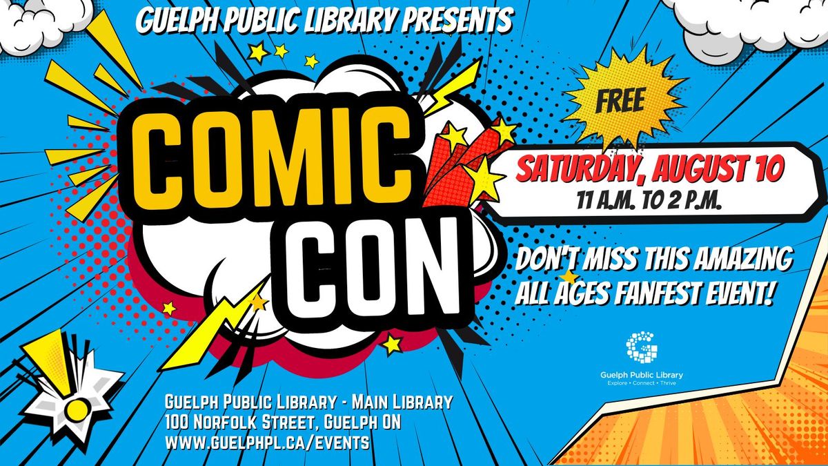 Comic Con at the Guelph Public Library