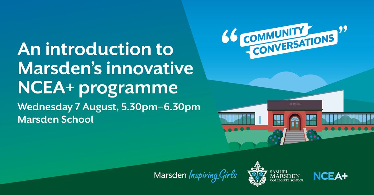 An introduction to Marsden\u2019s innovative NCEA+ programme