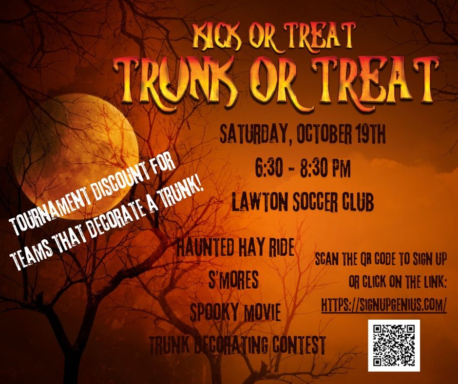 Lawton Soccer Club Trunk or Treat