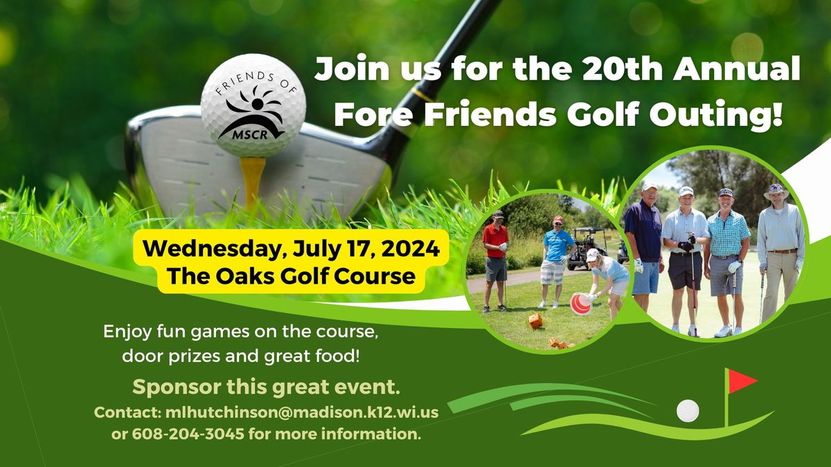2024 Fore Friends of MSCR Golf Course