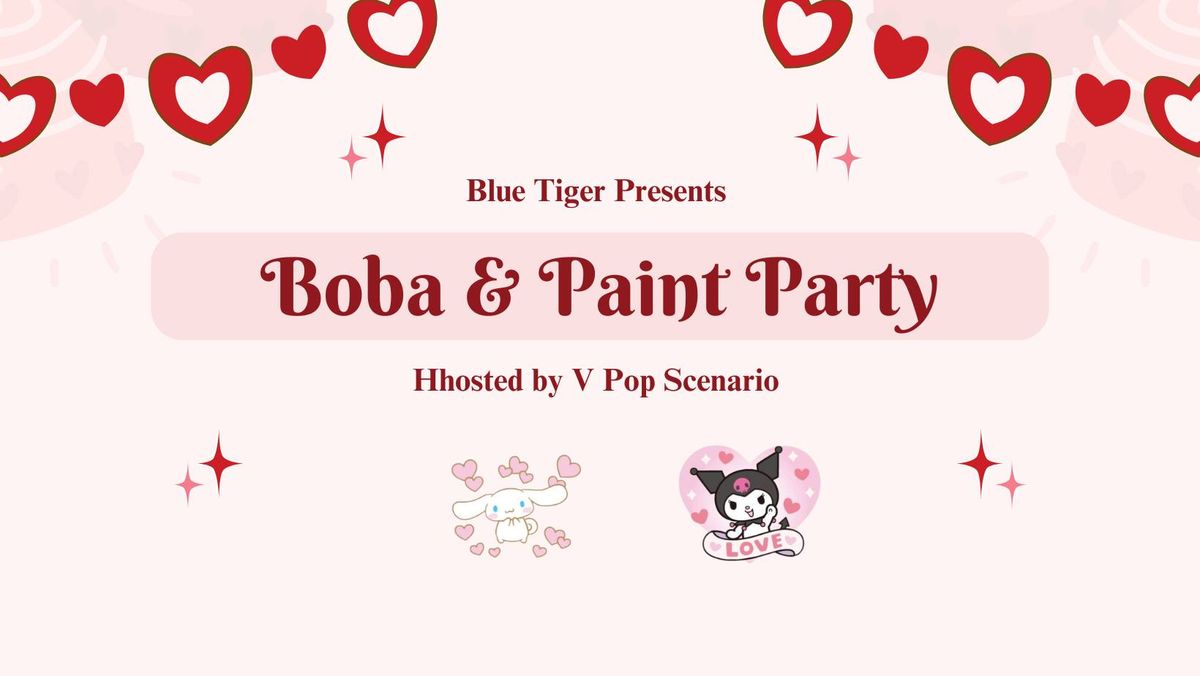 Boba & Paint Party