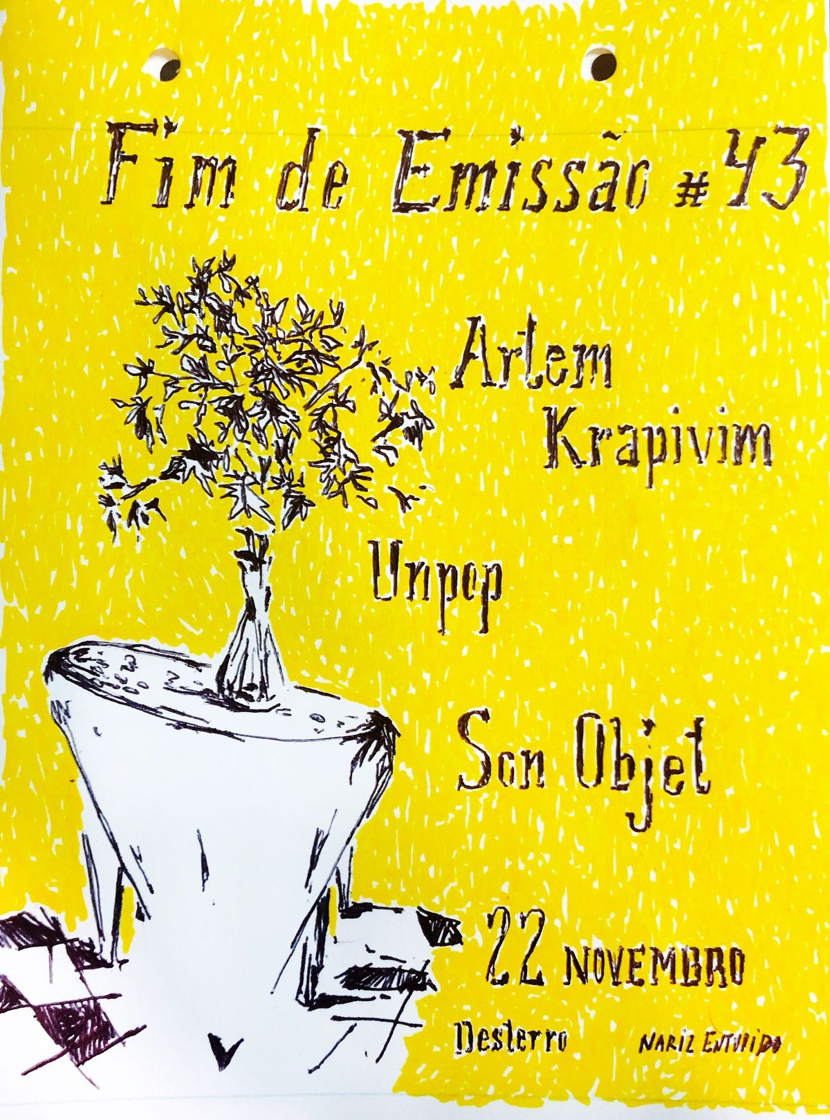 Fim de Emiss\u00e3o#43 | Artem Krapivin | Son Objet | Unpop 