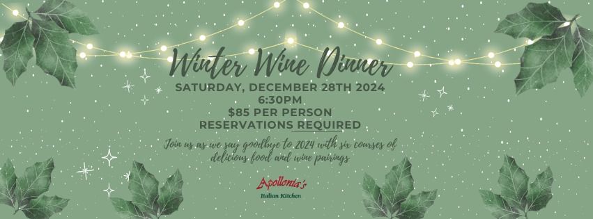 Winter Wine Dinner