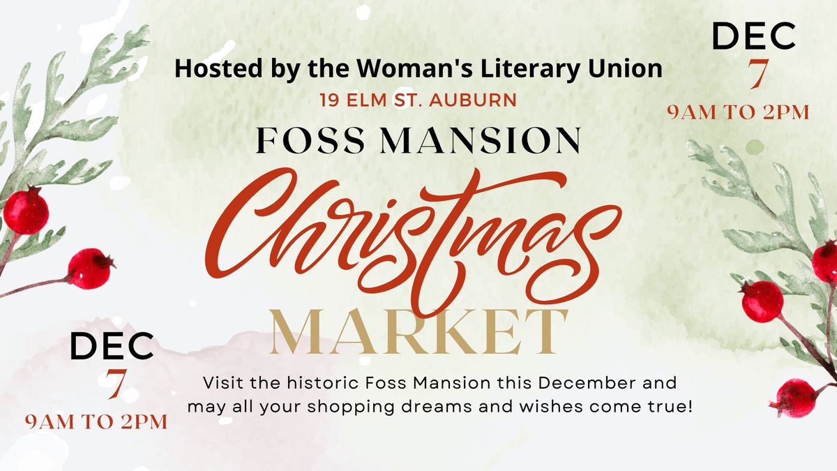 Foss Mansion Christmas Market