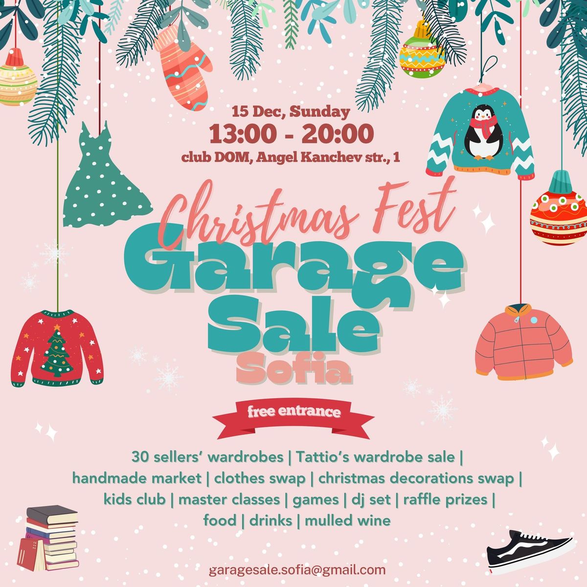 Garage Sale Sofia Christmas Fest