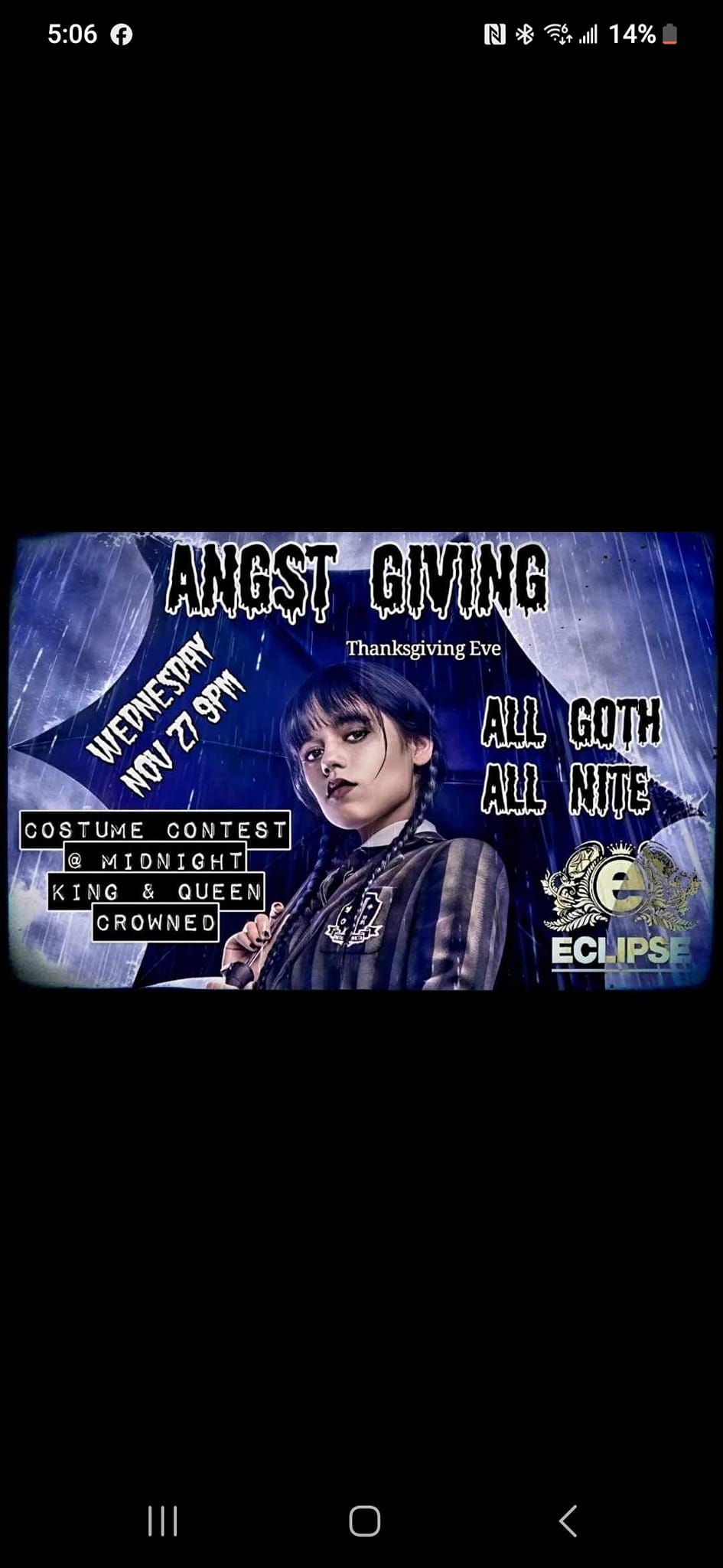 AngstGiving All Goth All Nite ~ Costume Contest