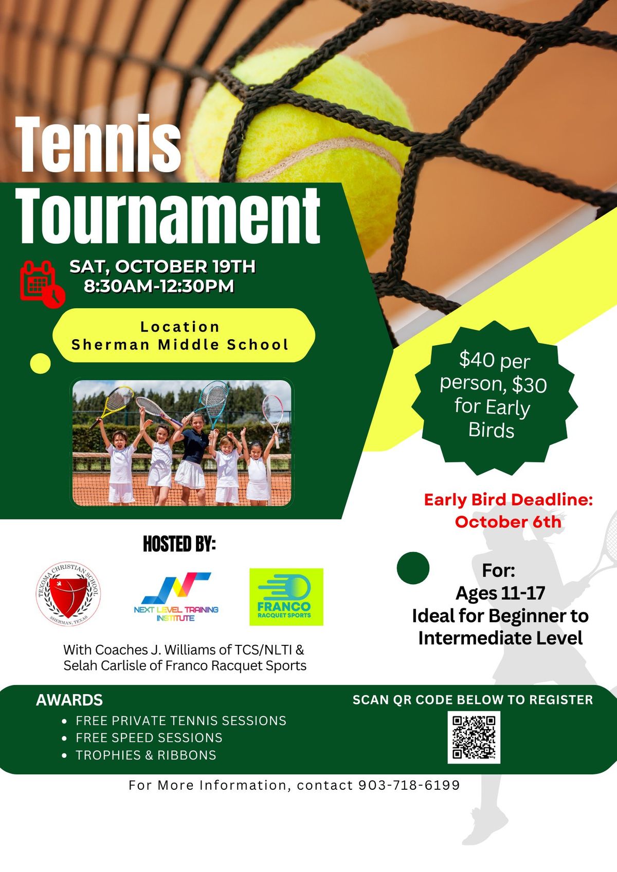 Tennis Tournament with TCS & Franco Racquet Club