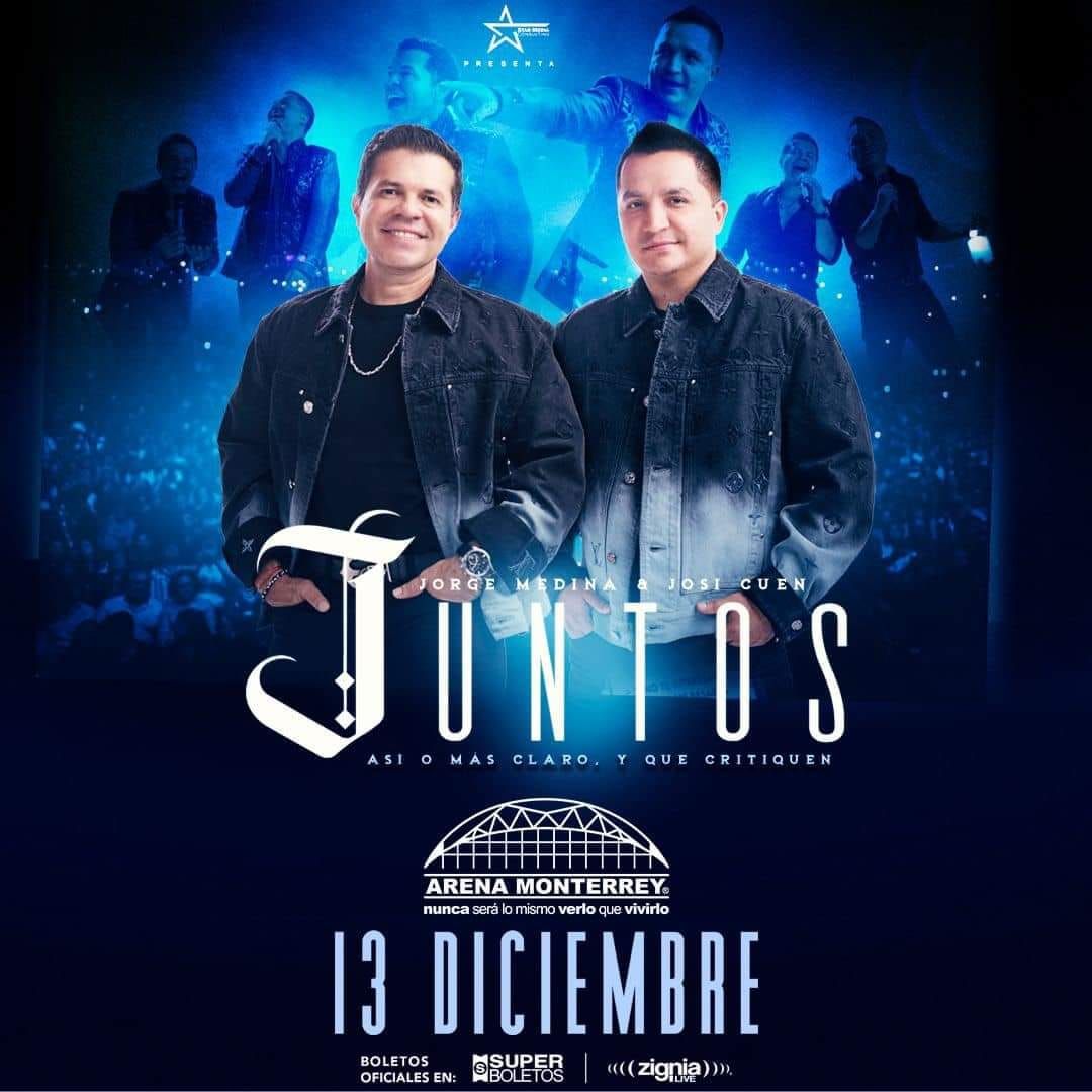 Jorge Medina y Josi Cuen Juntos en la Arena Monterrey