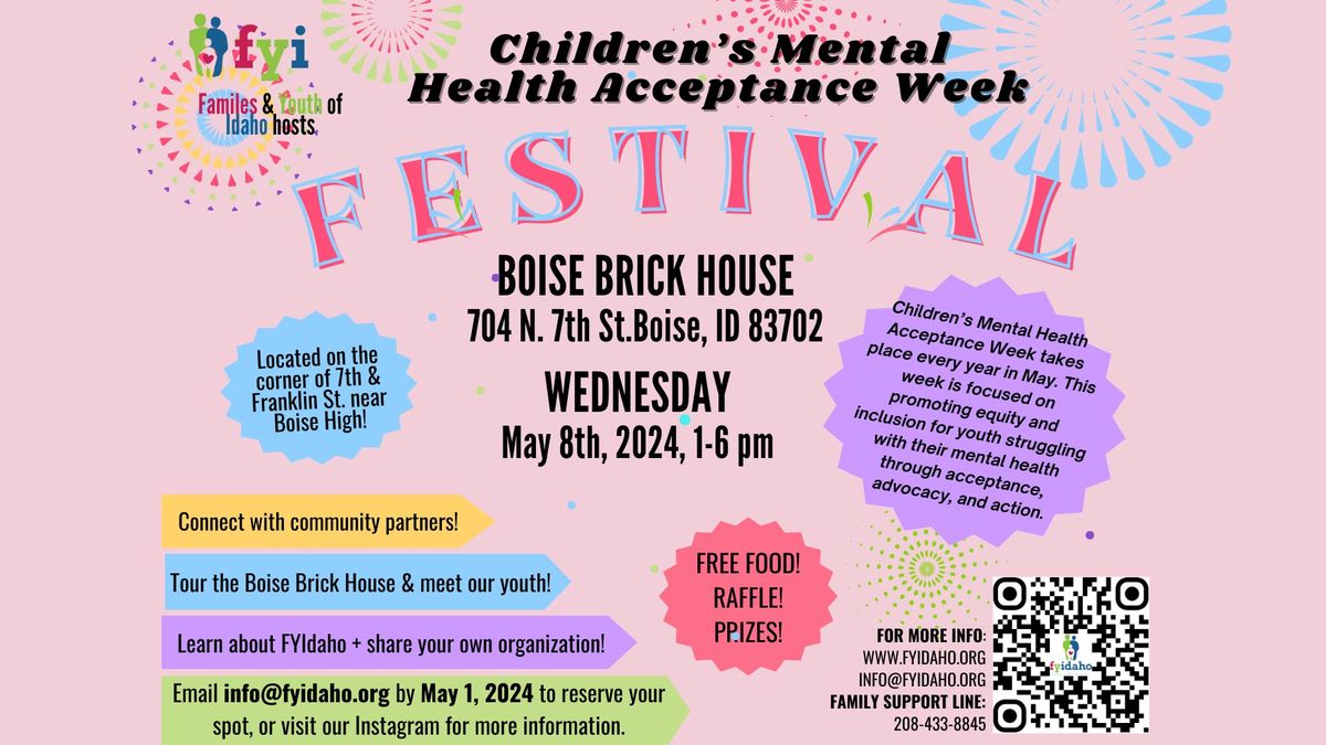 Children's Mental Health Acceptance Week Festival