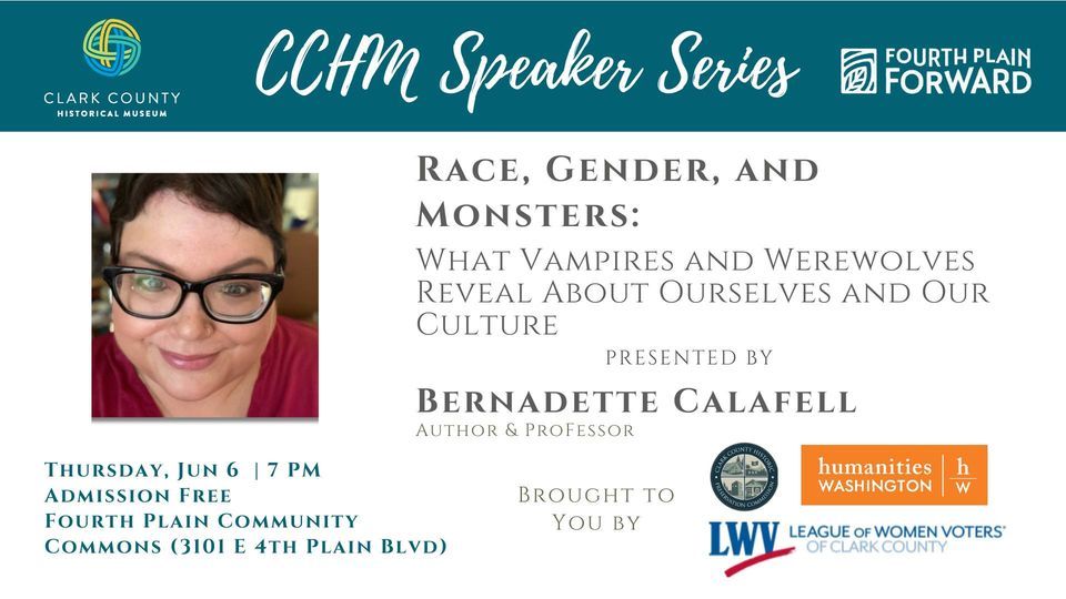 CCHM Speaker Series "Race, Gender, and Monsters"