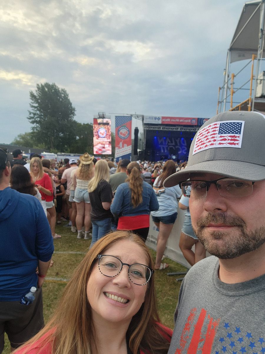 Dylan Scott with Dasha