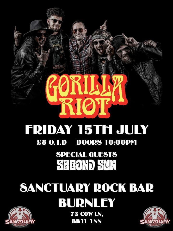 Gorilla Riot @ Sanctuary, Burnley, Sanctuary Burnley, 15 July 2022