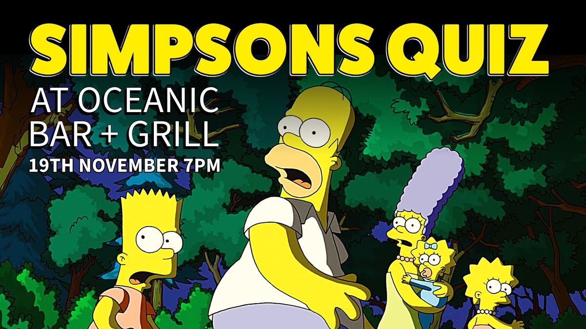 Simpsons Quiz Night - Free To Play