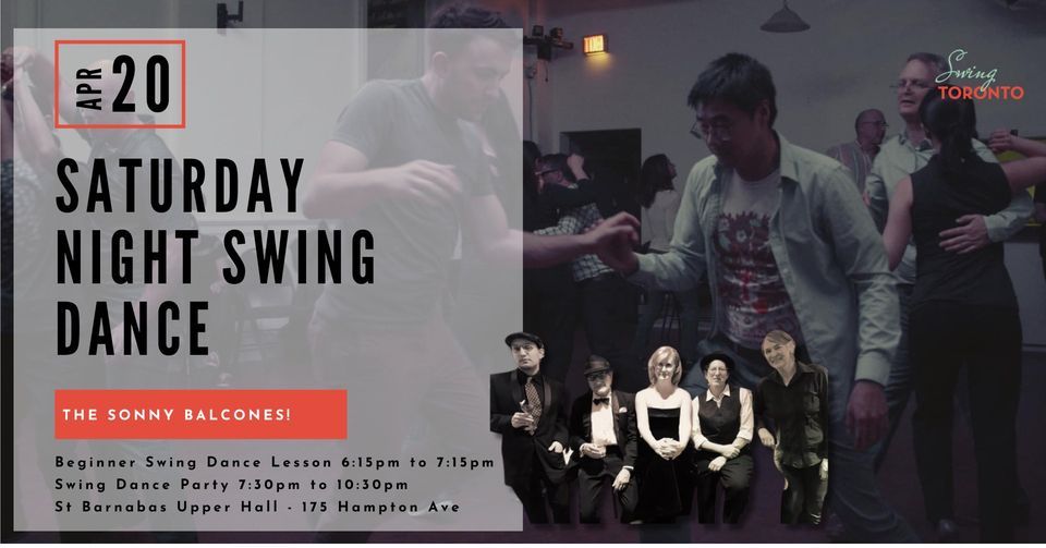 Saturday Night Swing ft. The Sonny Balcones! Beginner lesson & Dance! 