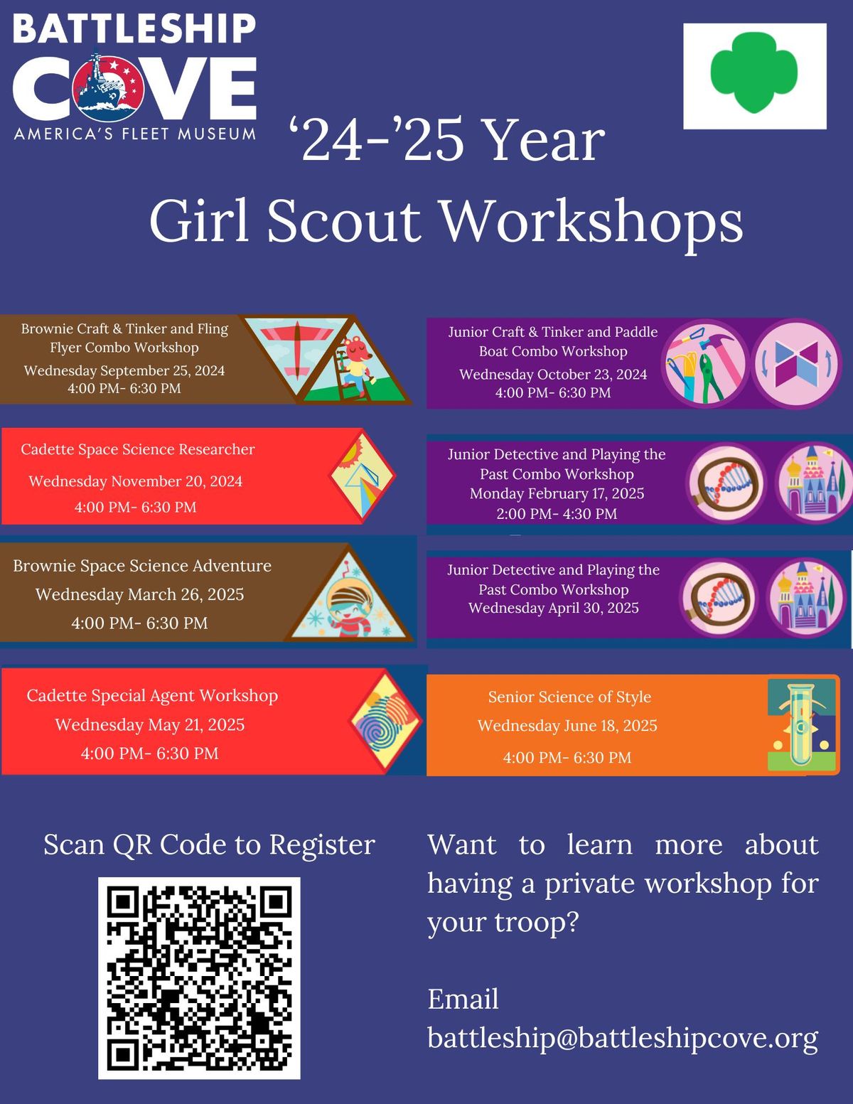 Girl Scout Workshops