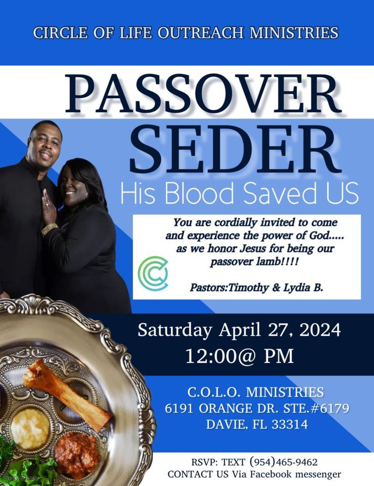 Passover Sedar with COLO 