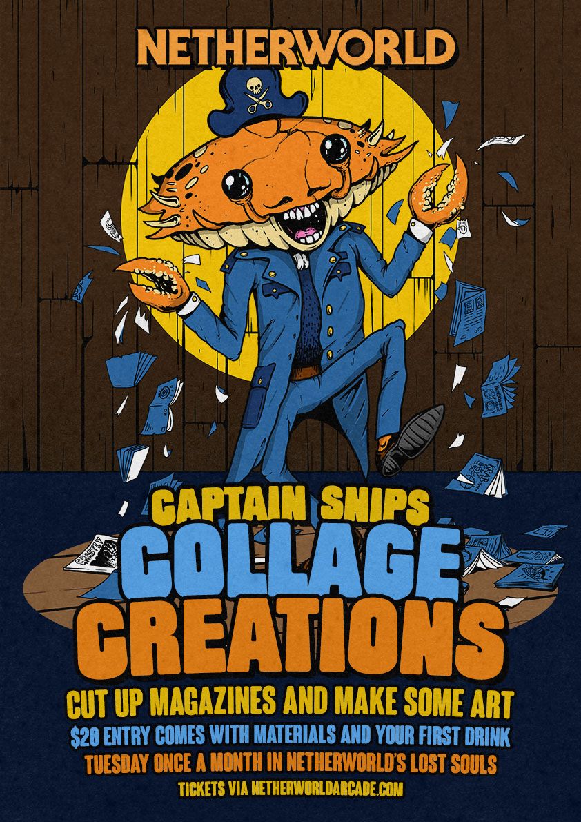 Captain Snips Collage Creations