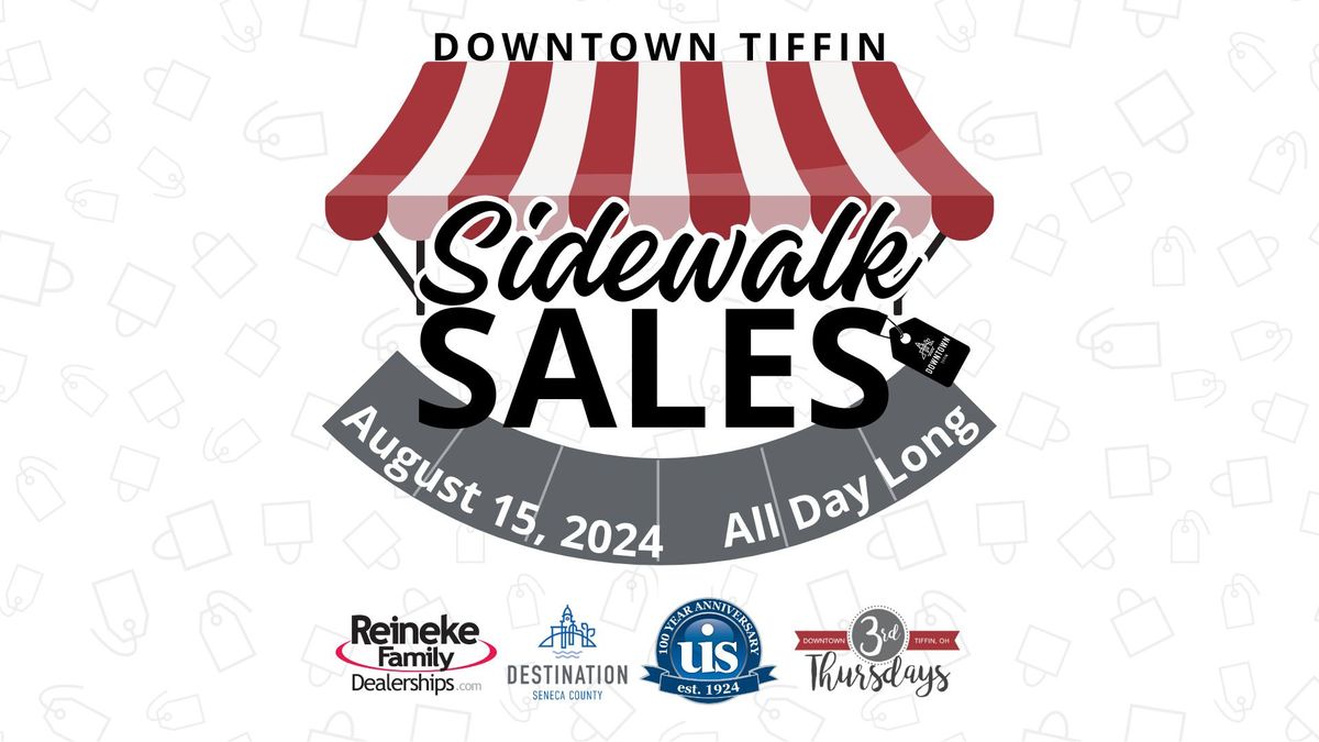 Downtown Tiffin Sidewalk Sales - 3rd Thursday