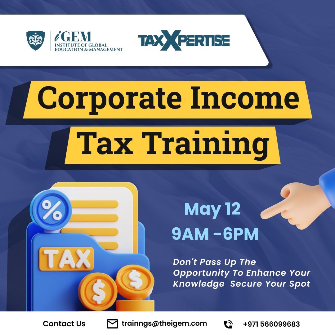 UAE Corporate Income Tax Trainings